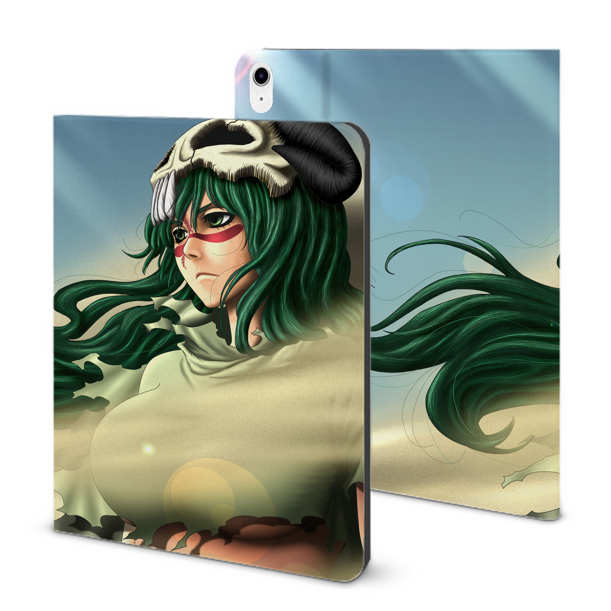 （画像用） ブリーチ BLEACH IPad ケース ブック型 PUレザー TPU 耐衝撃 軽量 薄型 ペン収納なし 全面保護 IPad 各モデル対応